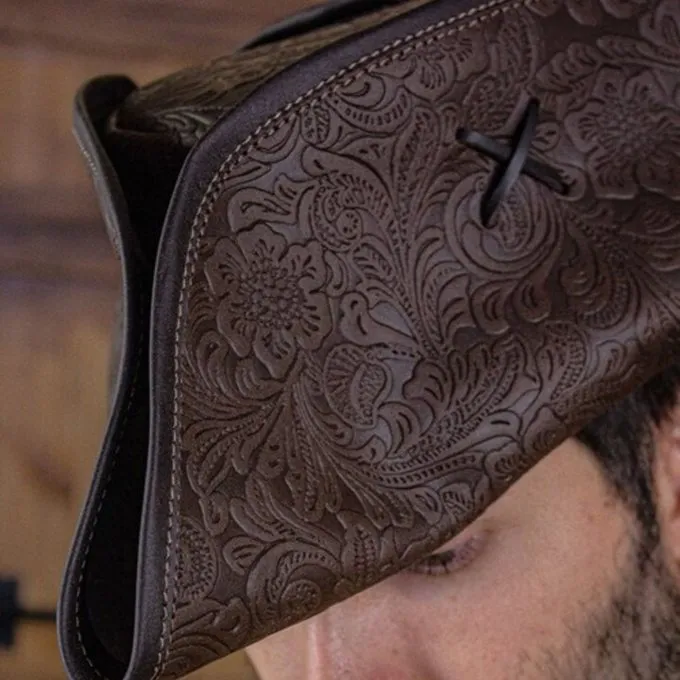 Rawblade Pirate Hat Jack Rackham, Deluxe, Brown - Image 5