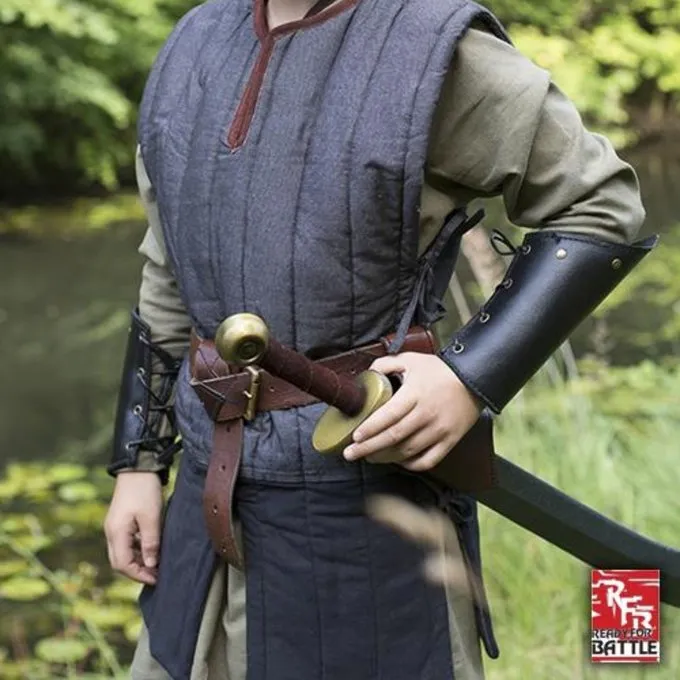 Epic Armoury RFB Sleeveless Gambeson, Black - Image 2