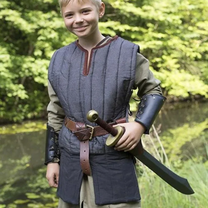 Epic Armoury RFB Sleeveless Gambeson, Black - Image 3