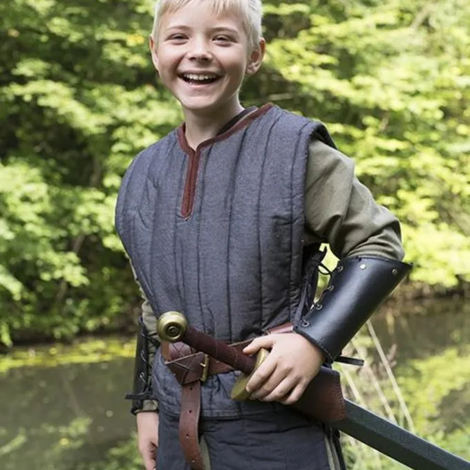 Epic Armoury RFB Sleeveless Gambeson, Black