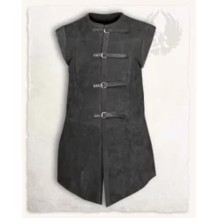 Mytholon Short Vest Garen, Black Leather