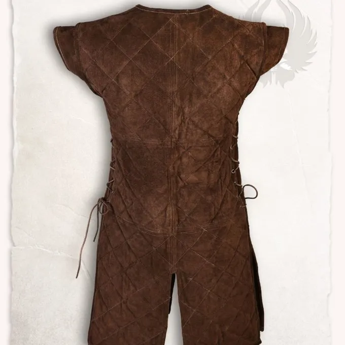 Mytholon Suede Leather Gambeson Brandon Brown - Image 2