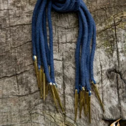 Epic Armoury Tie Laces With Aiglets, Set Of 6, Blue