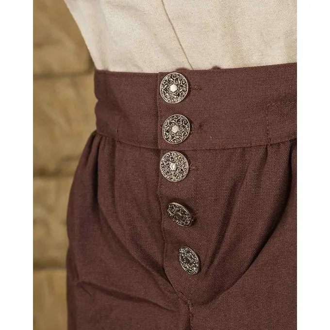 Mytholon Tilly Renaissance Trousers, Brown - Image 2