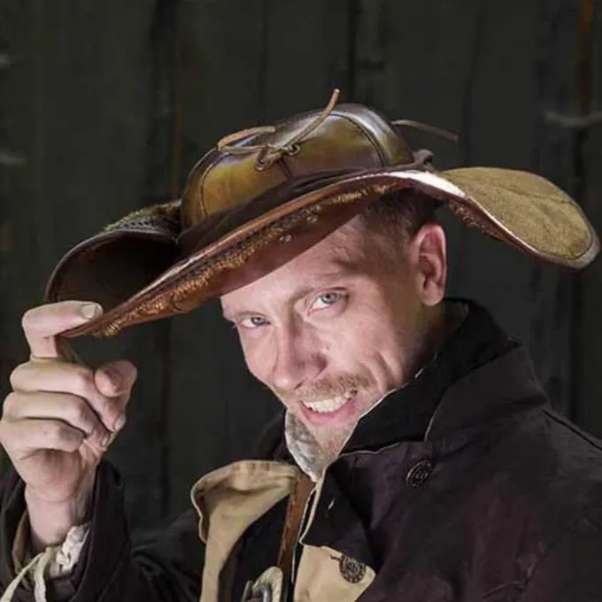 Epic Armoury Tricorn Blackbeard, Brown - Image 5