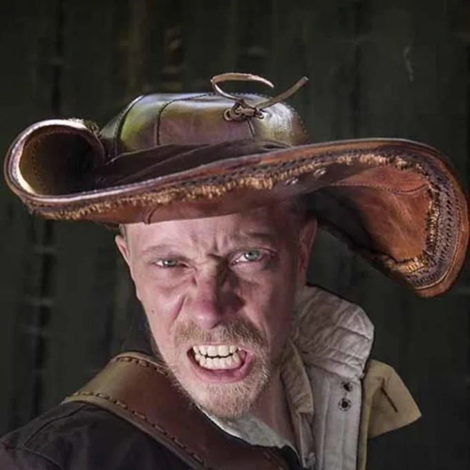 Epic Armoury Tricorn Blackbeard, Brown - Image 6