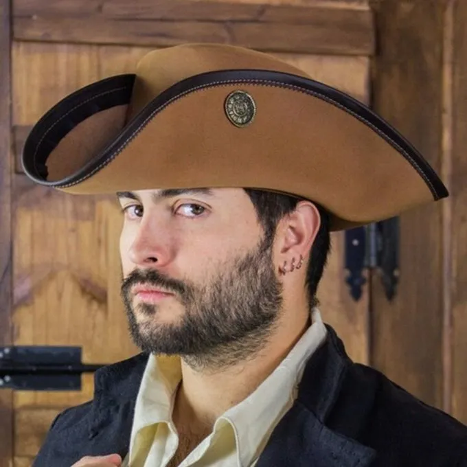 Rawblade Tricorn Three Doublons, Light Brown - Image 6