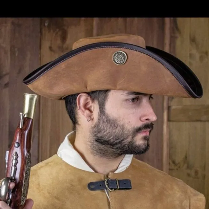 Rawblade Tricorn Three Doublons, Weathered Brown - Image 2