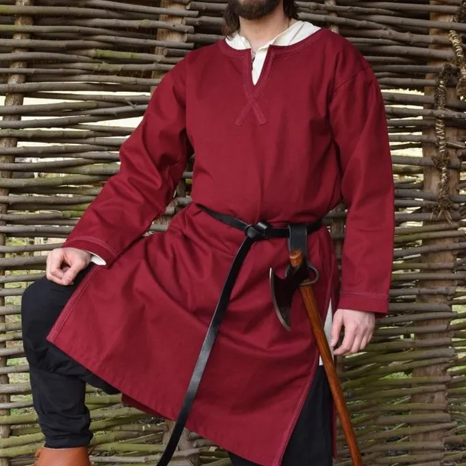 Tunic Harald, Wine Red - Image 2