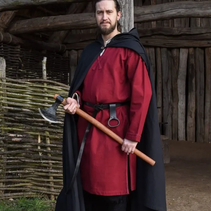 Tunic Harald, Wine Red - Image 3