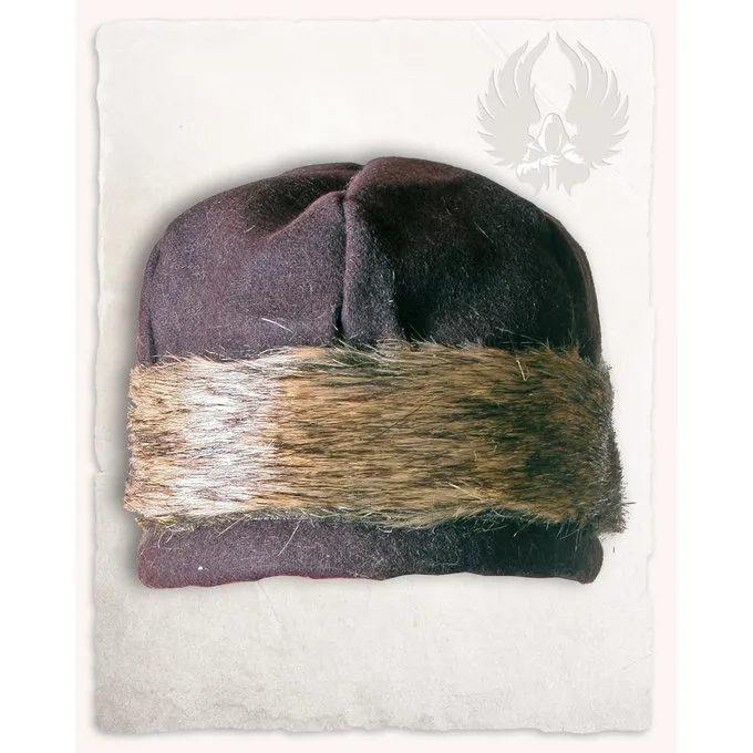 Mytholon Viking Cap Ragi Wool, Brown - Image 3