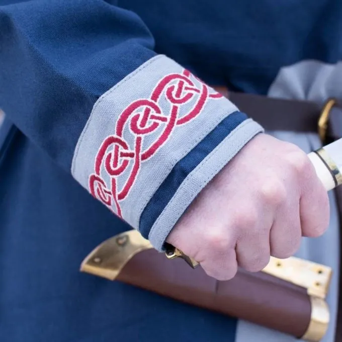 Viking Tunic Viborg, Blue - Image 3