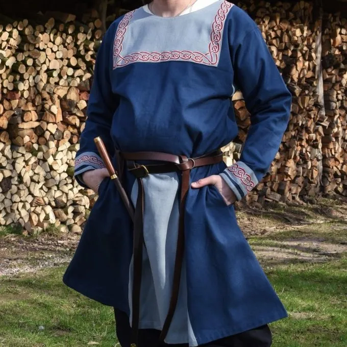 Viking Tunic Viborg, Blue - Image 5