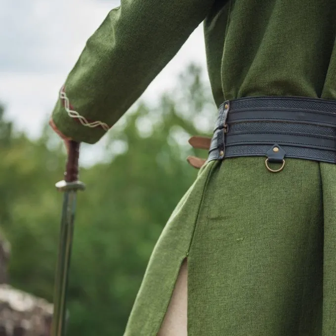 Leonardo Carbone Viking Tunic Wolf Fenrir, Green - Image 5