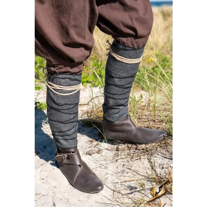 Epic Armoury Viking Winingas Herringbone Motif, Charcoal Grey - Image 2