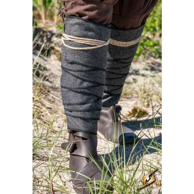 Epic Armoury Viking Winingas Herringbone Motif, Charcoal Grey - Image 4