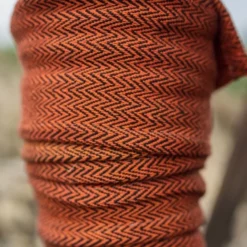 Leonardo Carbone Viking Winingas Herringbone Motif Frode, Orange