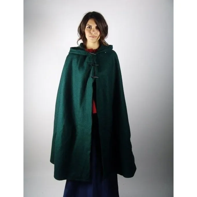Leonardo Carbone Wool Cloak Felis, Green