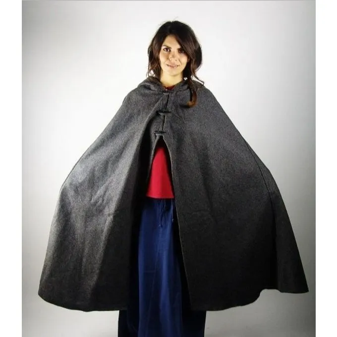 Leonardo Carbone Wool Cloak Felis, Red - Image 3