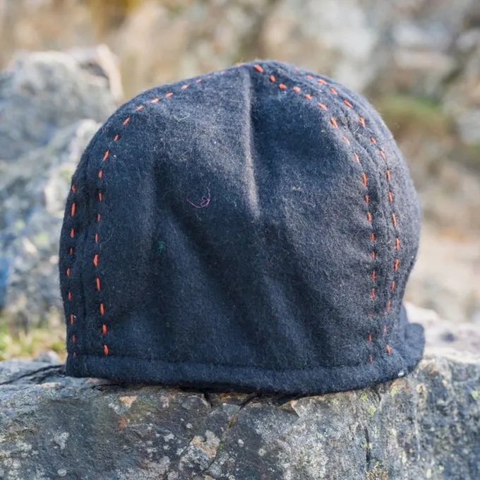 Leonardo Carbone Wool Viking Hat Njal, Black